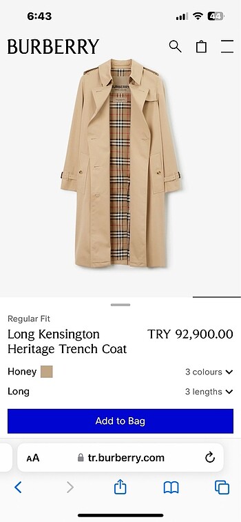 Burberry Trençkot