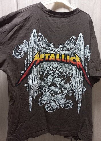 Diğer Metallica oversize goth tshirt