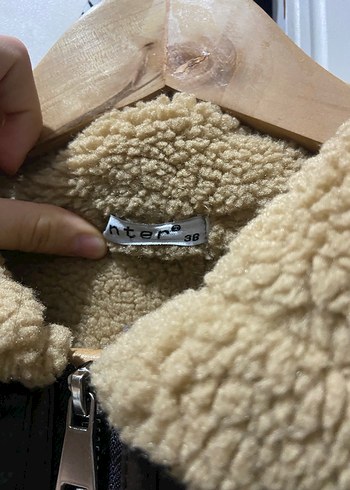 Kahverengi Kürklü Deri Kadın Mont - Görsel 5