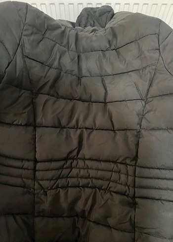 Siyah Kadın Mont - Görsel 6