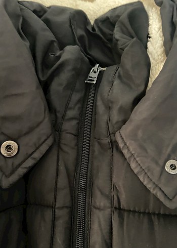 Siyah Kadın Mont - Görsel 3