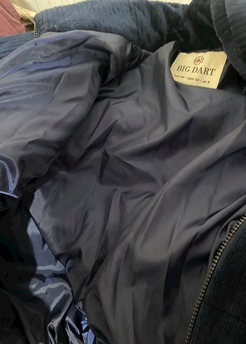 Lacivert kadın mont - Görsel 3