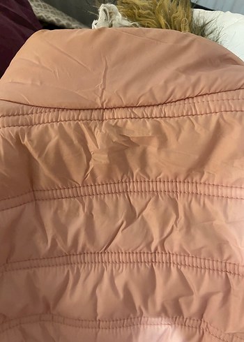 Pembe Kadın Fermuarlı Midi mont - Görsel 7