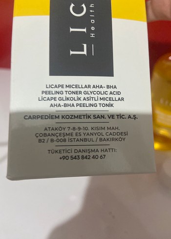 Licape Gözenek Sıkılaştırıcı Peeling Tonik 200 ml - Görsel 5