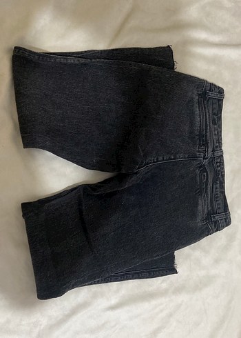 Gri Normal Boy Denim Kadın Kot Pantolon - Görsel 5