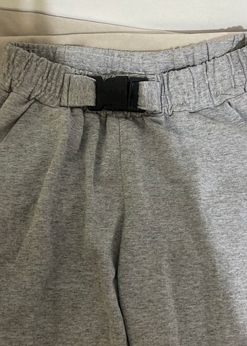 Gri Rahat Kesim Kadın Eşofman Altı - Görsel 3