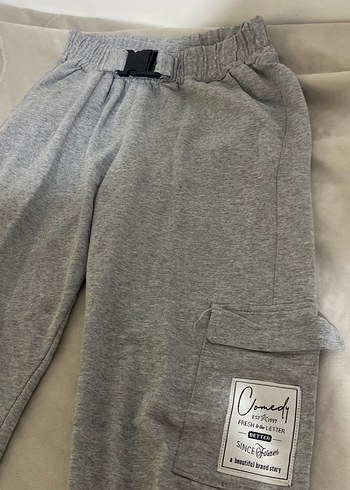 Gri Rahat Kesim Kadın Eşofman Altı - Görsel 2