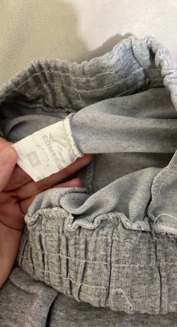 Gri Rahat Kesim Kadın Eşofman Altı - Görsel 4