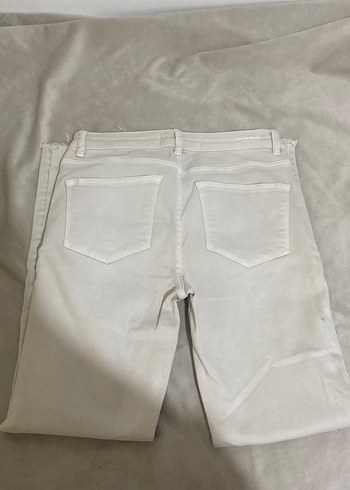 Bej Kadın Regular Fit Midi Kot Pantolon - Görsel 5