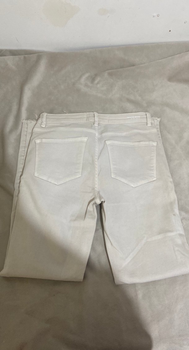 Bej Kadın Regular Fit Midi Kot Pantolon - Görsel 5