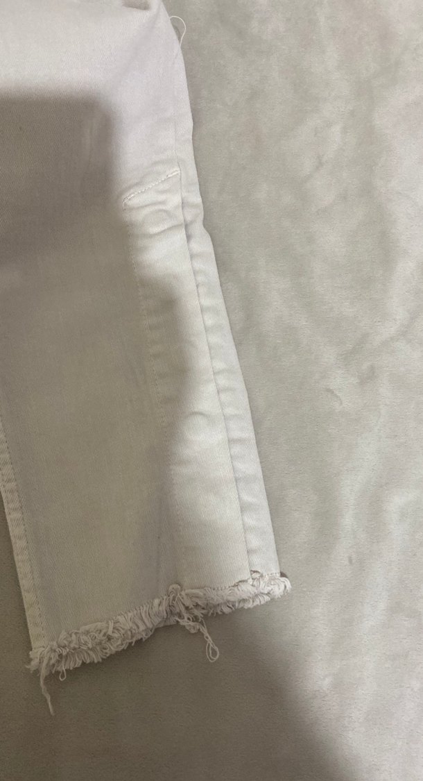 Bej Kadın Regular Fit Midi Kot Pantolon - Görsel 2