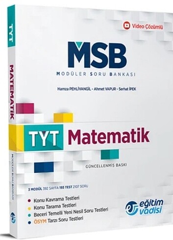 Eğitim Vadisi TYT Matematik soru bankasi