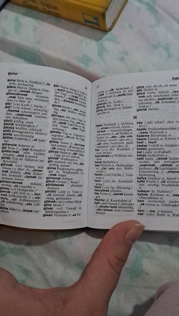 Langenscheidt Türkçe-Almanca Sözlük - Görsel 3