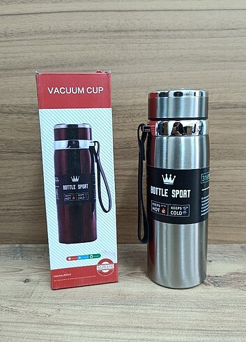 800ml çelik termos