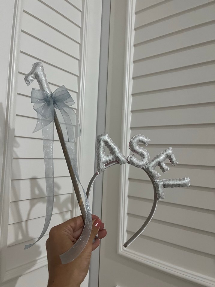 1 yaş doğum günü taçı ve asa - Görsel 2