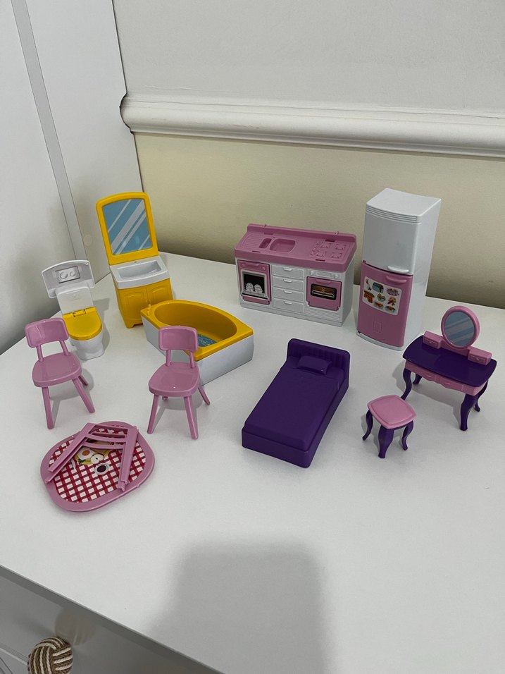 Mini Oyuncak Ev Mobilya Seti - Görsel 2