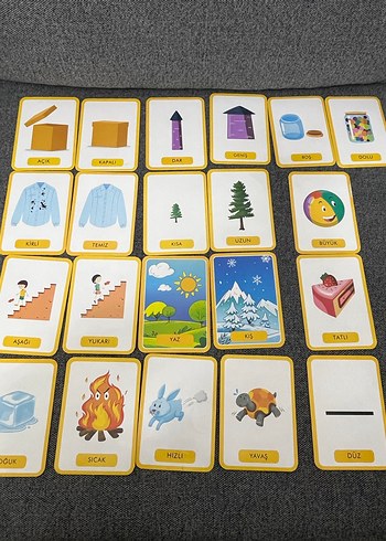 Eğitici Kavram Kartları Seti - Görsel 2