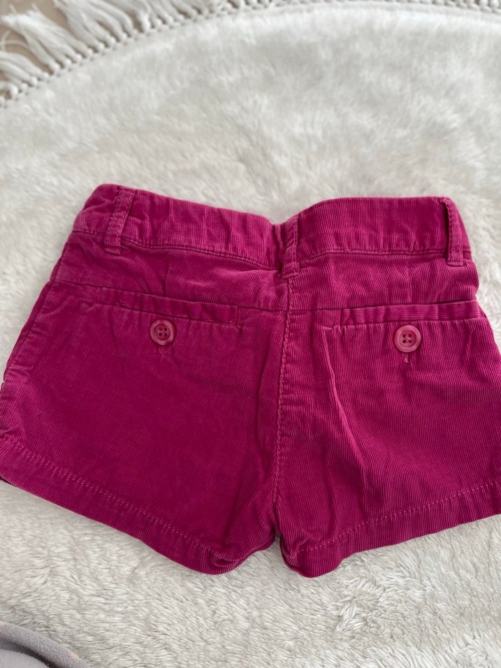 Kadife  Kız Şortu - Görsel 2