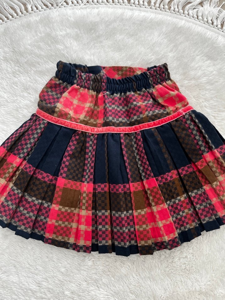 Kadife kız çocuk etek - Görsel 2