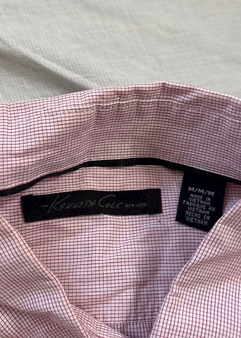 Kenneth Cole Kendall Kylie Pembe Mikro Kareli Gomlek