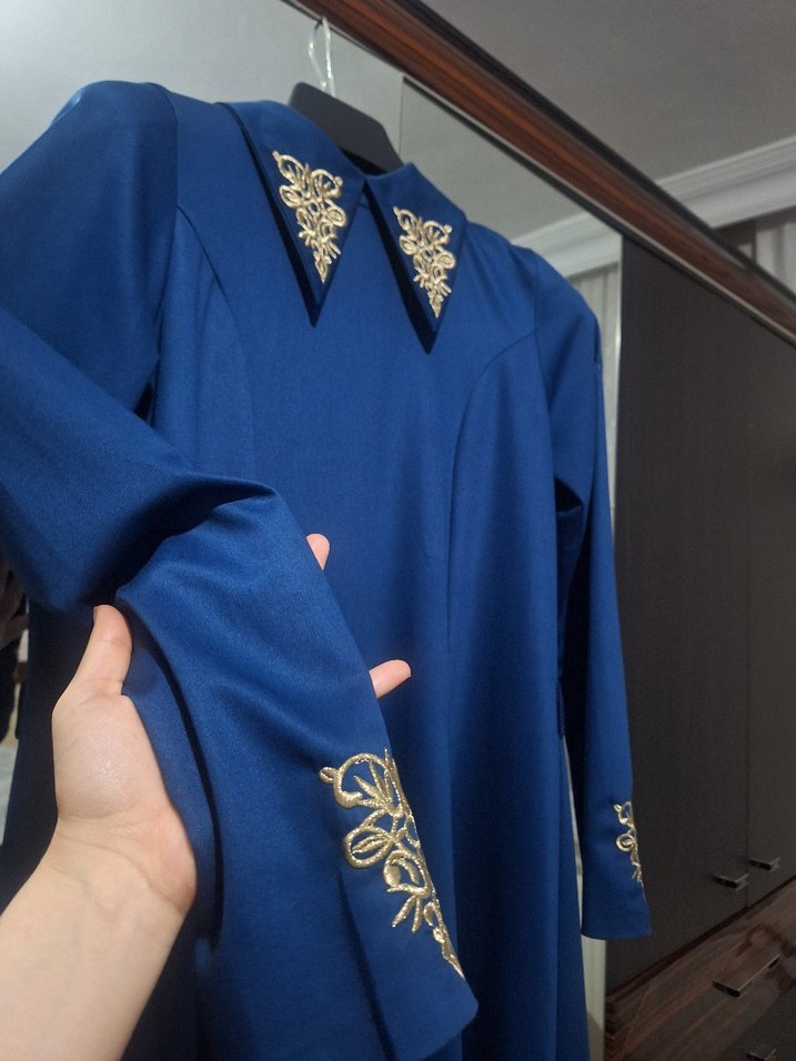 uzun tesettür elbise - Görsel 2