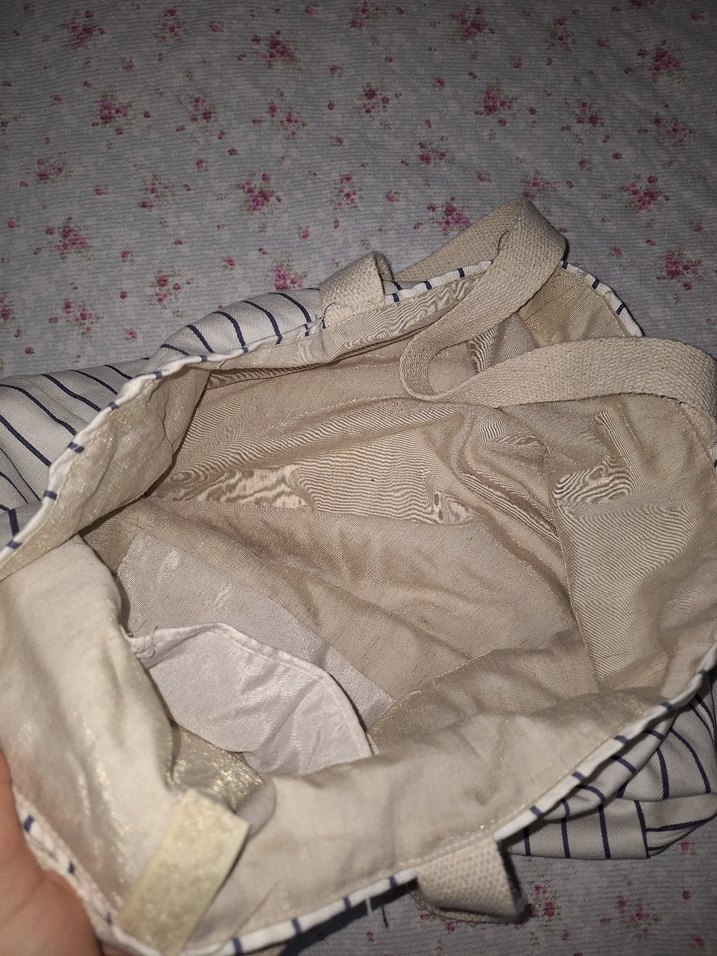 büyük kumaş çanta - Görsel 3