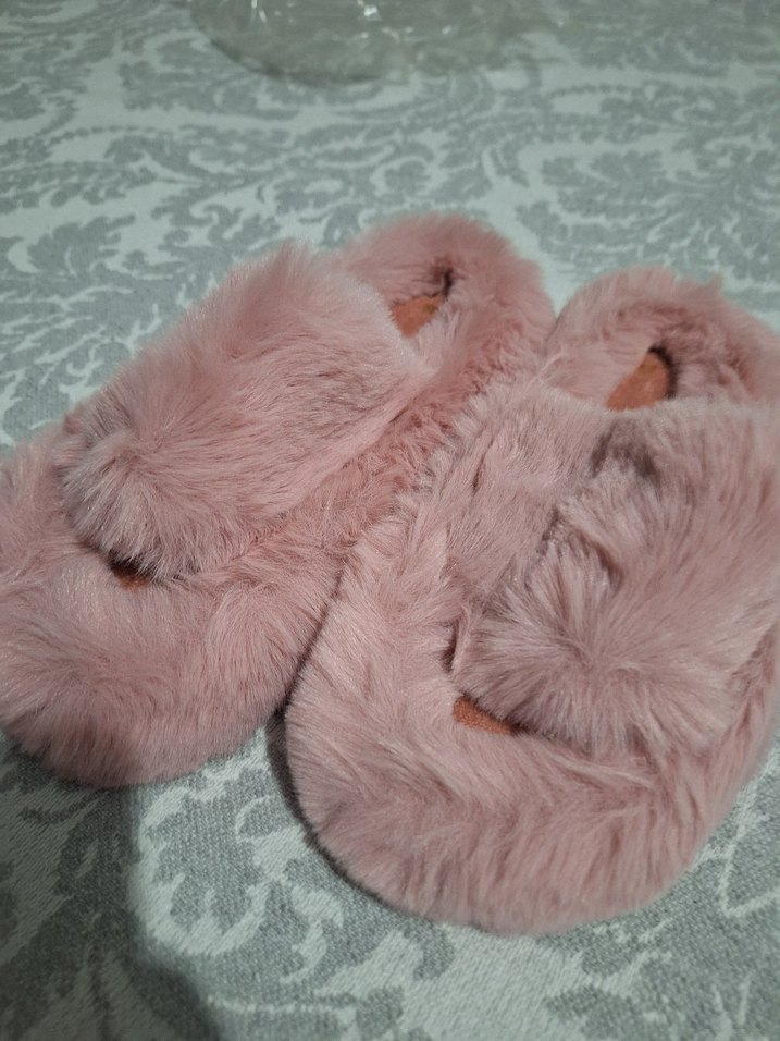 tüylu terlik - Görsel 4