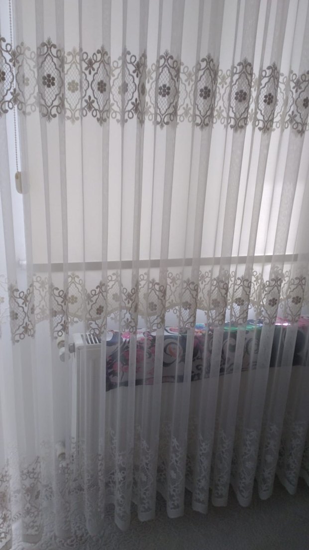 İşlemeli Beyaz Perde - Görsel 2