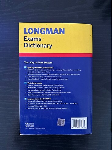  Longman Exams Dictionary İngilizce Sözlük