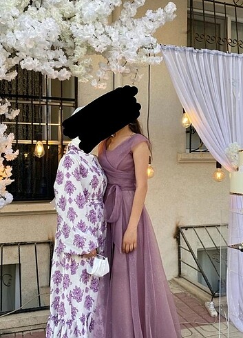 Diğer 36-38 beden aralığı lila tül elbise