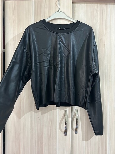 Zara Deri crop sweatshirt