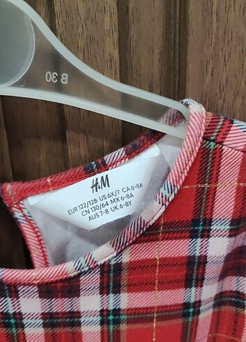 H&M Kırmızı kışlık elbise