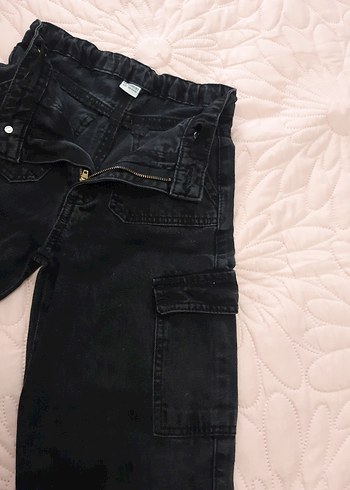 8 Yaş Beden siyah Renk Kot Pantolon kız cocuk