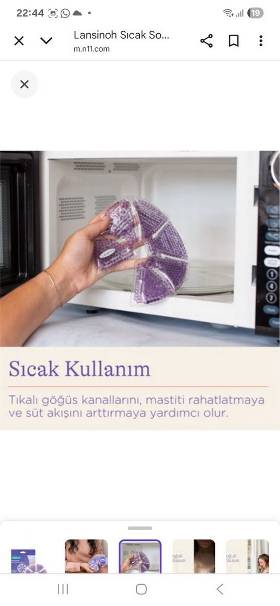 Lansinoh Sıcak veya Soğuk Göğüs Terapisi Pedi - Görsel 4