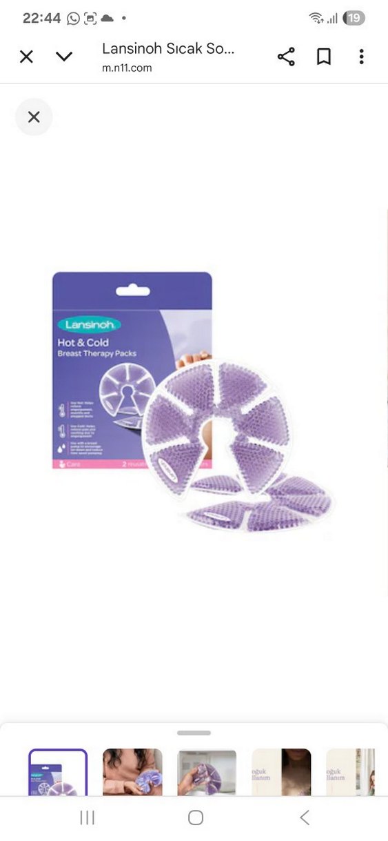 Lansinoh Sıcak veya Soğuk Göğüs Terapisi Pedi - Görsel 2