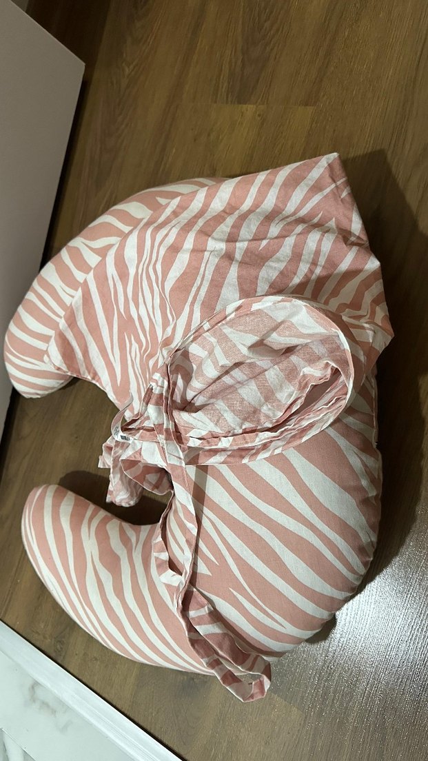 Baby Mom Pembe Emzirme Yastığı seti - Görsel 3