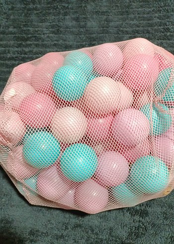 Renkli Pastel Oyun Topları Seti - Görsel 2