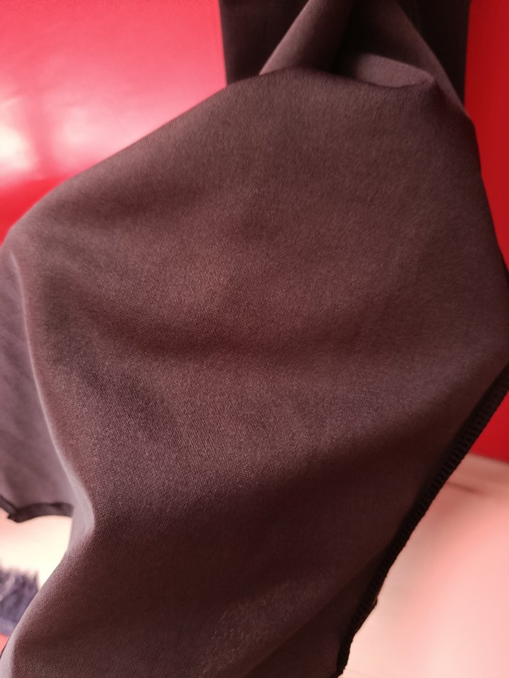 Siyah Drapeli Tek Omuz Uzun Elbise - Görsel 5