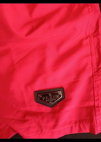 Erkek Kırmızı Mini Deniz Şortu - Görsel 4