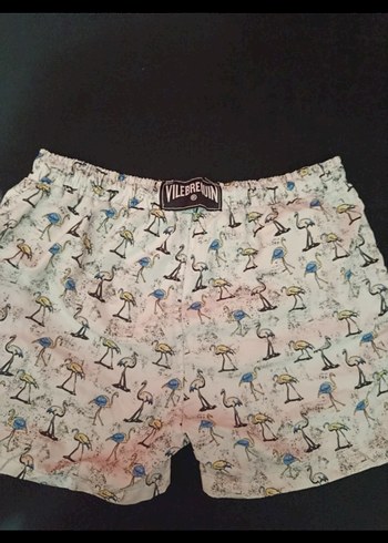 Erkek Çok Renkli Baskılı  Plaj Şortu - Görsel 2