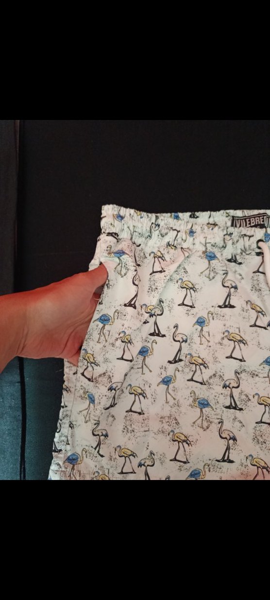 Erkek Çok Renkli Baskılı  Plaj Şortu - Görsel 3