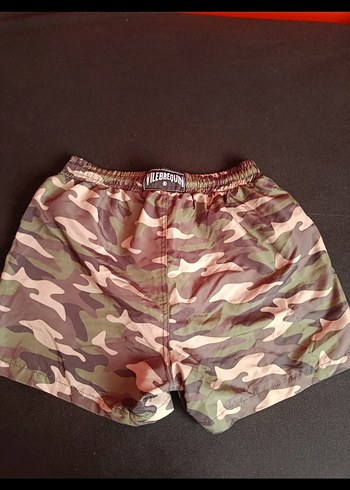 Erkek Kamuflaj Desenli Mini Şort - Görsel 3