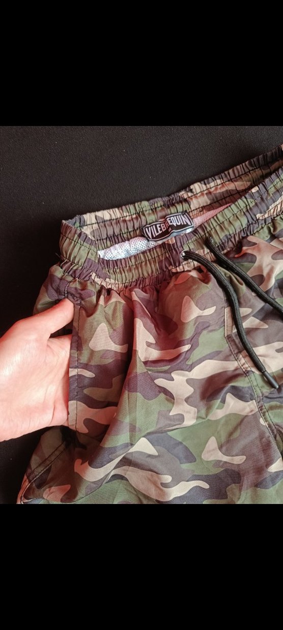 Erkek Kamuflaj Desenli Mini Şort - Görsel 2