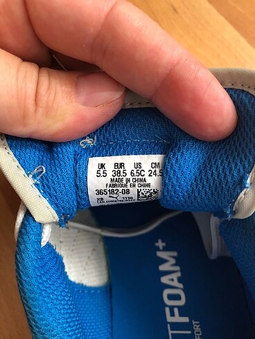 38,5 Beden beyaz Renk kadın orijinal puma spor ayakkabı