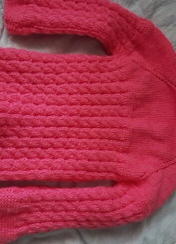 Örgü bebek hırkası  - Görsel 2