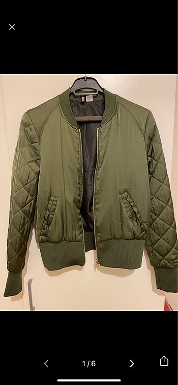 H&M Bomber Haki Ceket