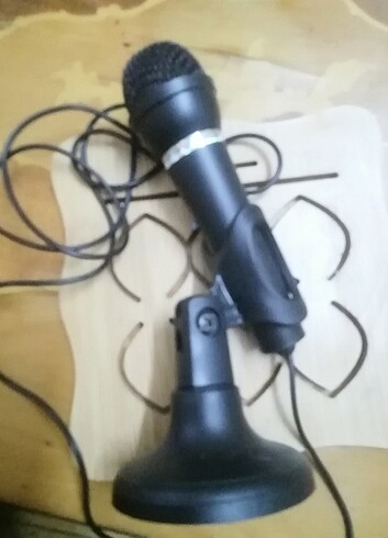 Masa üstü kablolu pc aux kablolu mikrofon 3.5 metre 