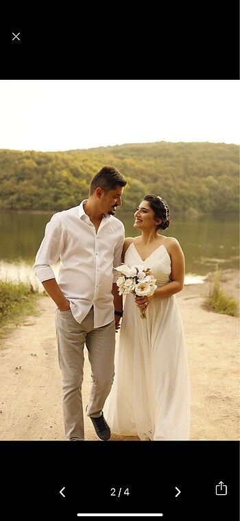 Diğer Puantiye tül dış çekim nikah elbisesi