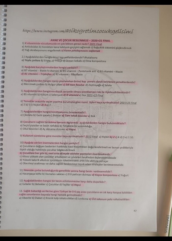 AUZEF ÇOCUK GELİŞİMİ 1. SINIF BAHAR DÖNEMİ KİTABI - Görsel 5