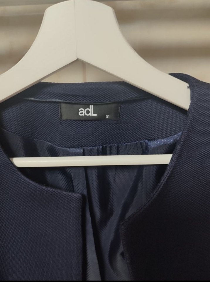 Kısa Lacivert Kadın Blazer Ceket - Görsel 2